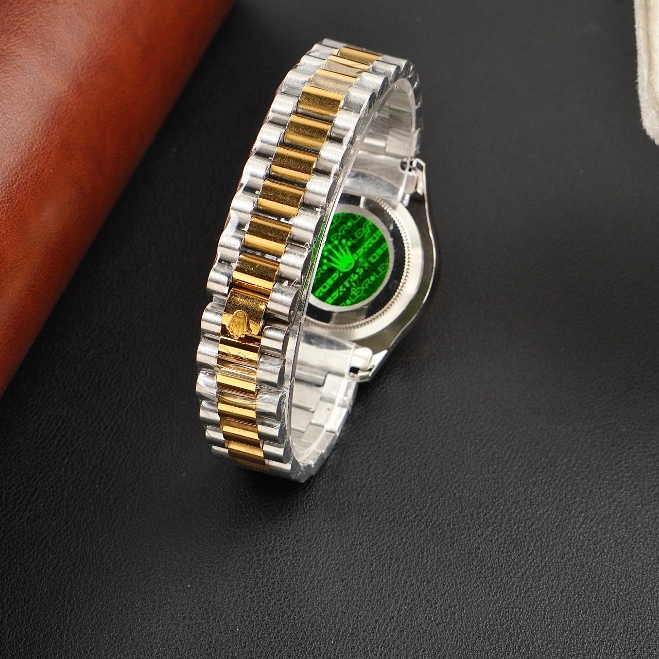 Rolex Golden Silver With Linning CL