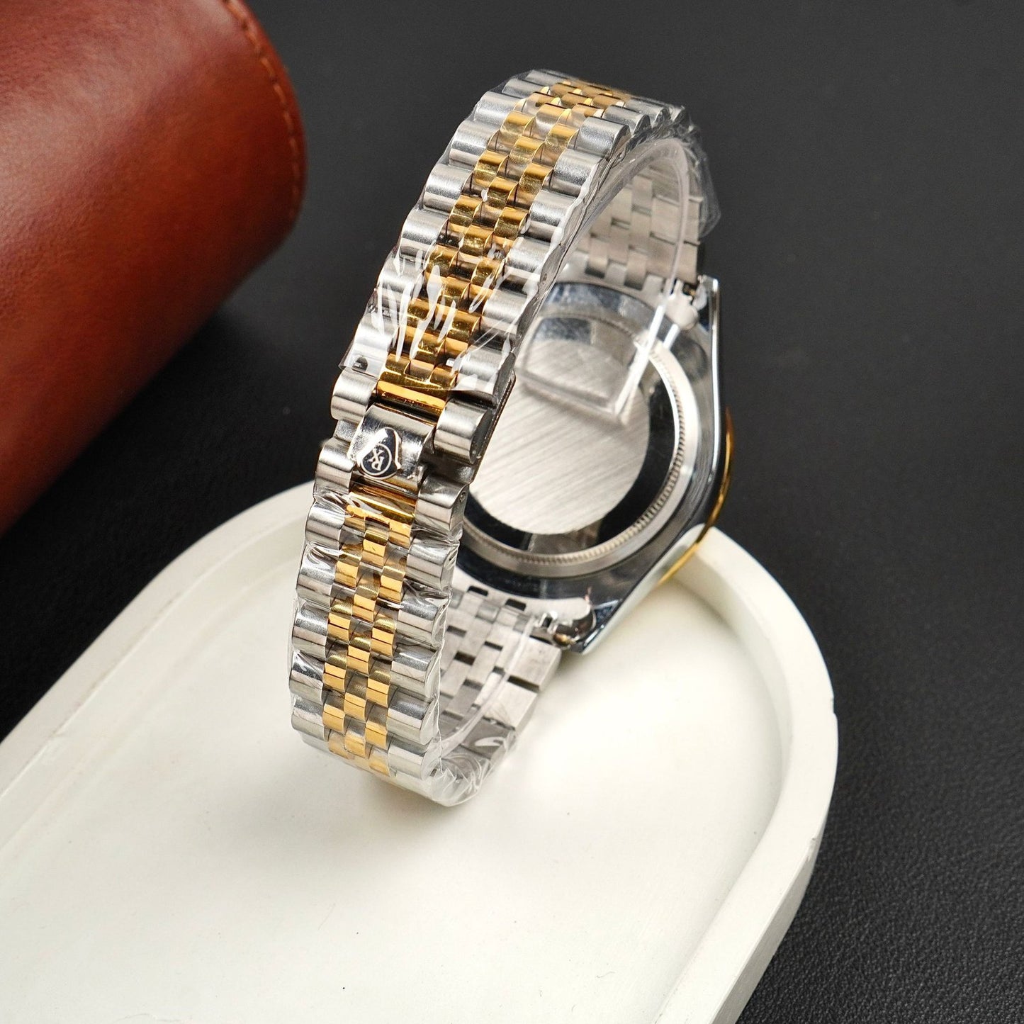 Rolex Golden Silver With Lining