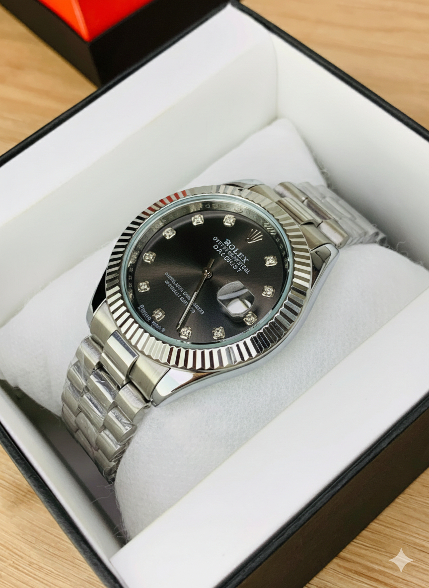 Rolex Silver Black - GRR