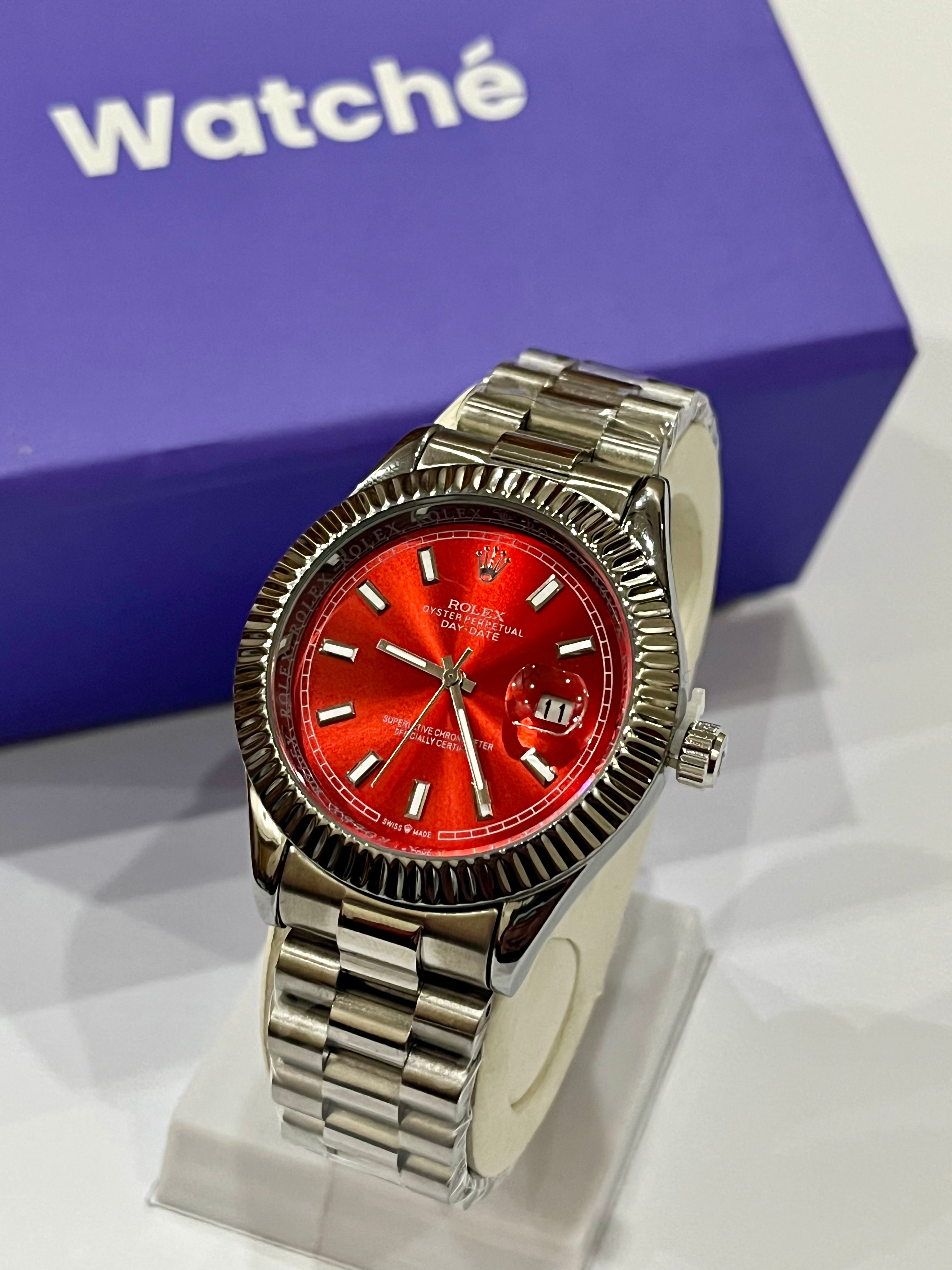 Rolex Silver Red GRR-CL