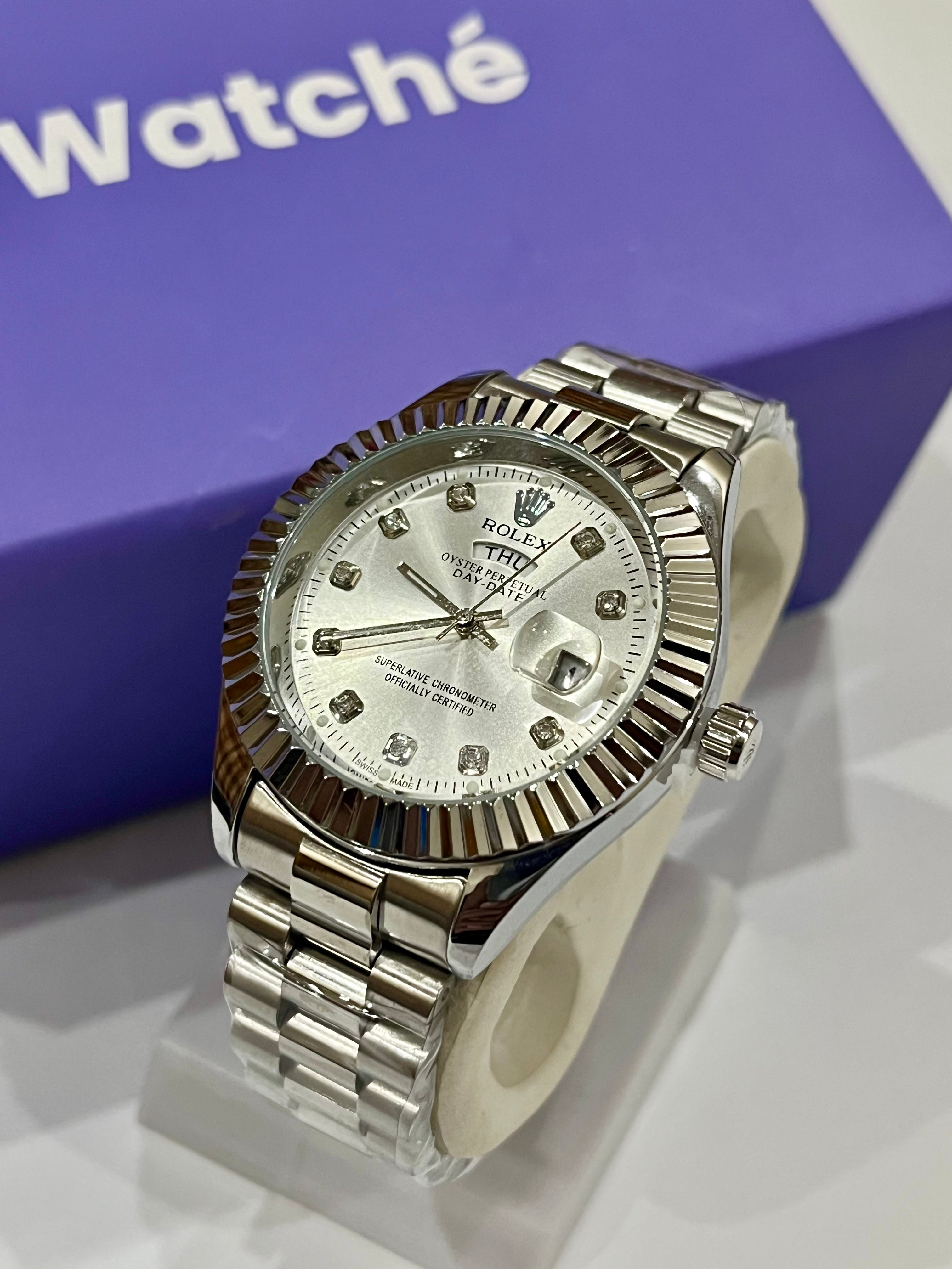 Rolex Day & Date - Pure Silver GRR