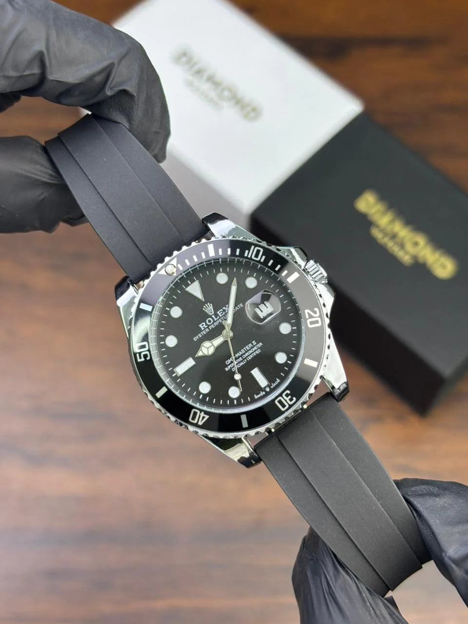 Men - Yacht Master - Silver Black