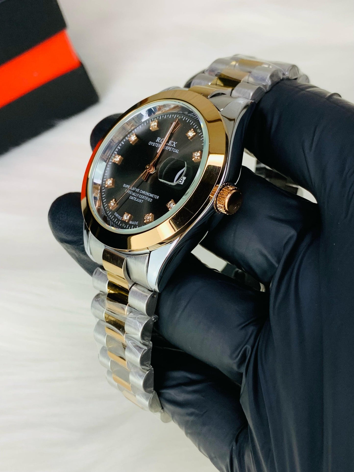Rolex Crown Stainless Steel Watch