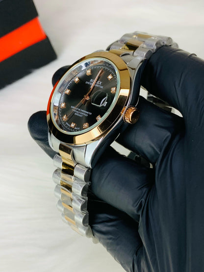 Rolex Crown Stainless Steel Watch