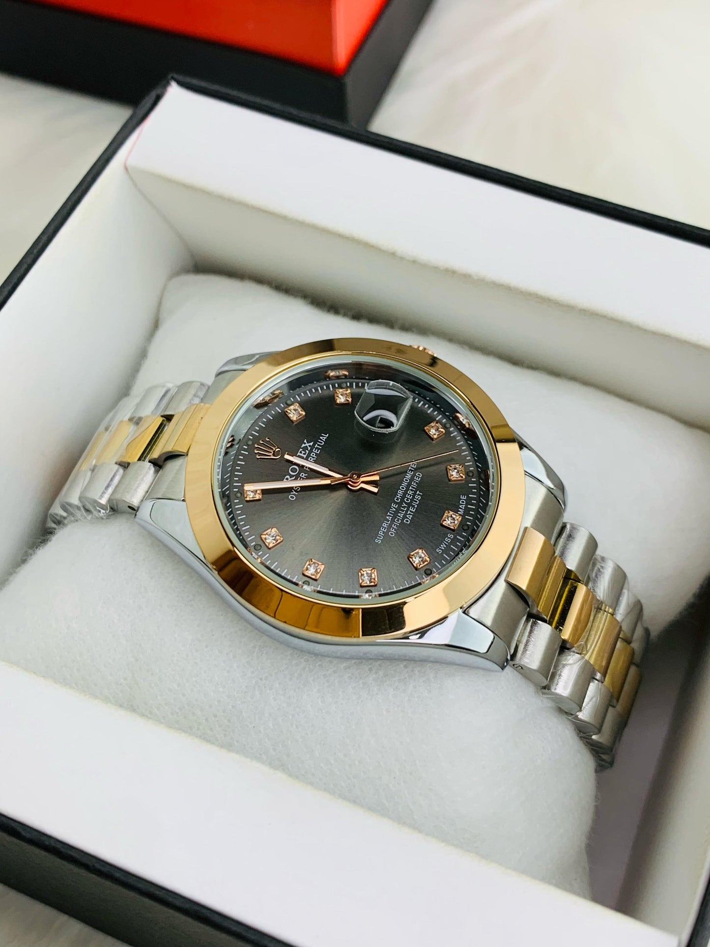 Rolex Crown Stainless Steel Watch