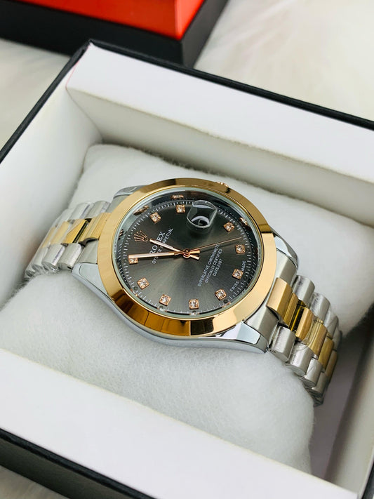 Rolex Crown Stainless Steel Watch